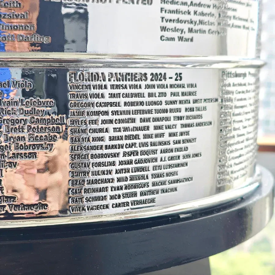 NHL Stanley Cup Trophy Full Size With All Champions Engraved