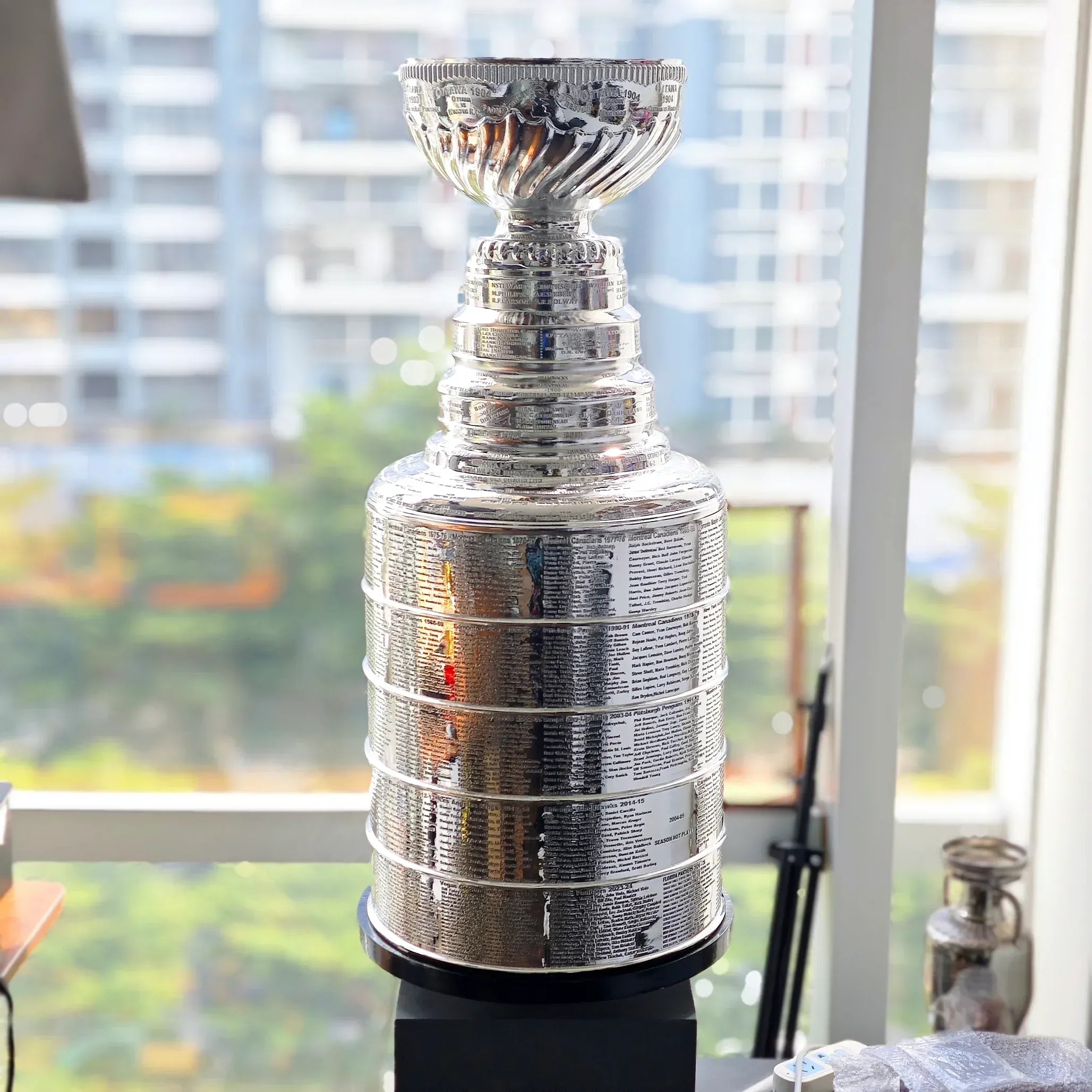 NHL Stanley Cup Trophy Full Size With All Champions Engraved