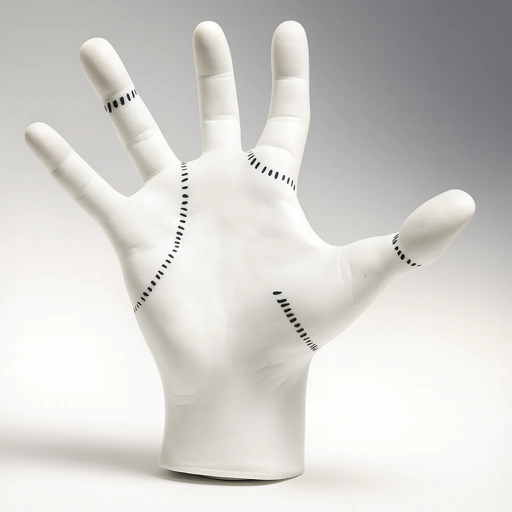 Luxury 3D Basketball Hand Grip Wall Decor