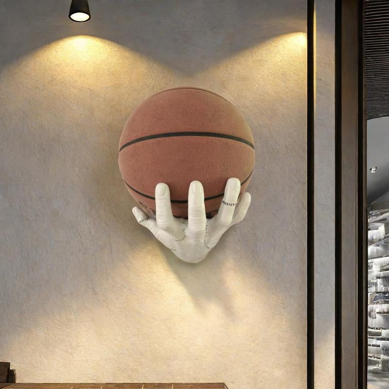 Luxury 3D Basketball Hand Grip Wall Decor