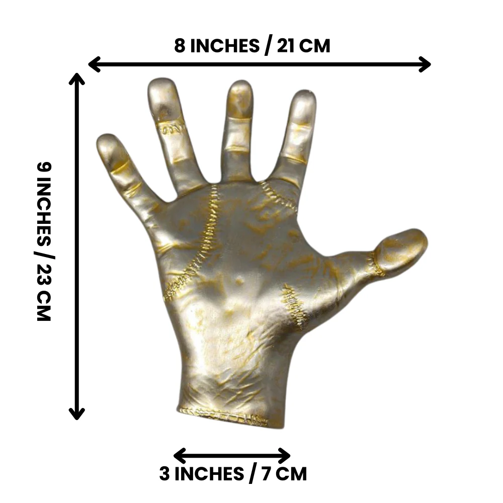 Luxury 3D Basketball Hand Grip Wall Decor