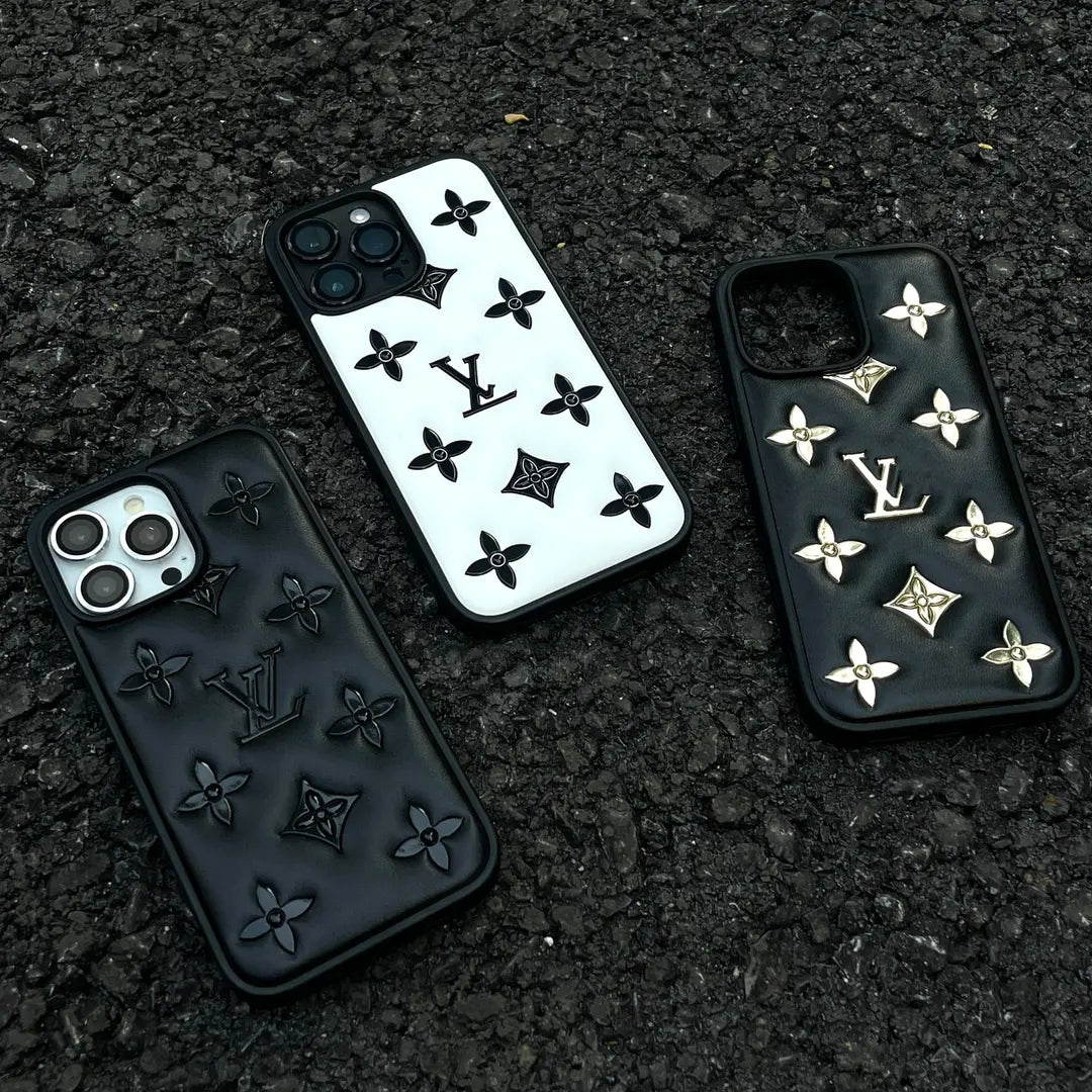 3D Leather Luxury iPhone Case